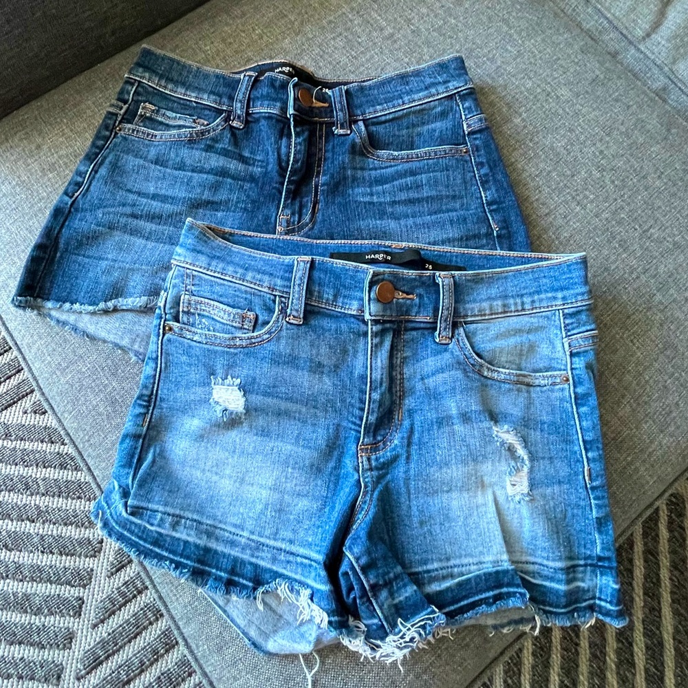 SET OF TWO! - Harper Jean Shorts 25 & 26